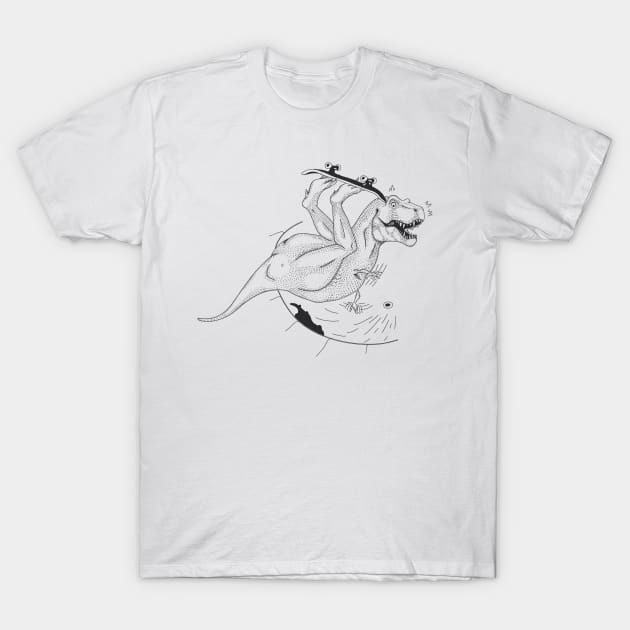 Sk8Ter-rex T-Shirt by vectalex
